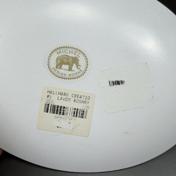 Michel Design Works Lavender Paris Bird Nest Eggs Trinket Dish Vanity Glass Dish - Picture 7 of 11